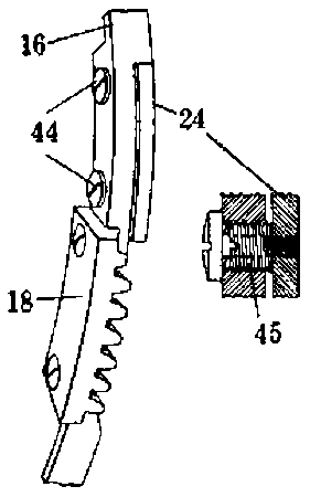 Line drawing of Mold Turning Cam.