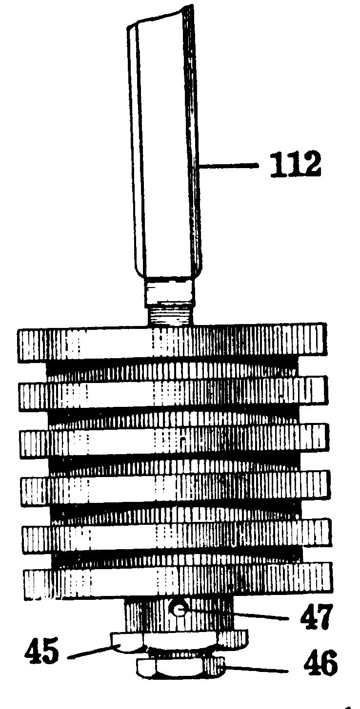 Line drawing of pot pump plunger.